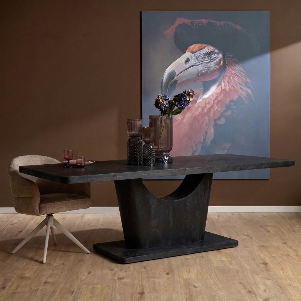 Eettafel Voco | 200 cm | Zwart - Afbeelding 7