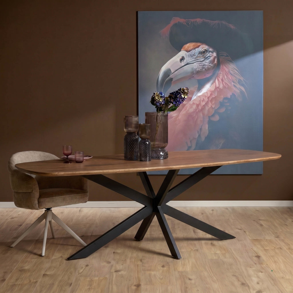 Eettafel Elegance | Deens ovaal | 200x100 cm - Afbeelding 6
