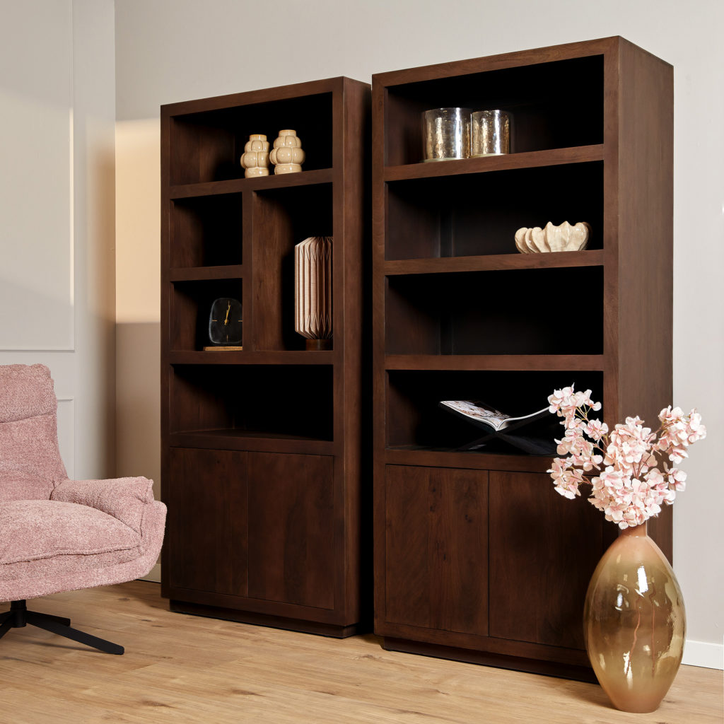 Vakkenkast Brussel Bruin | 90 cm - Afbeelding 8