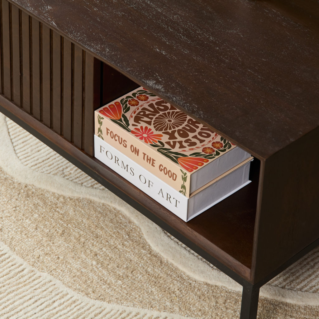 Salontafel Madison Bruin | 80 cm | Vierkant - Afbeelding 10