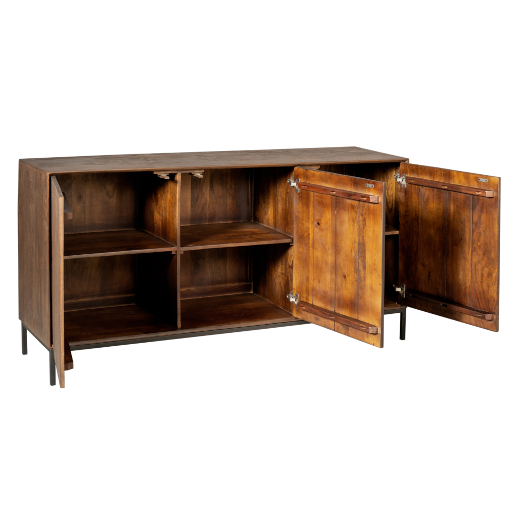 Dressoir Madison bruin | 165 cm