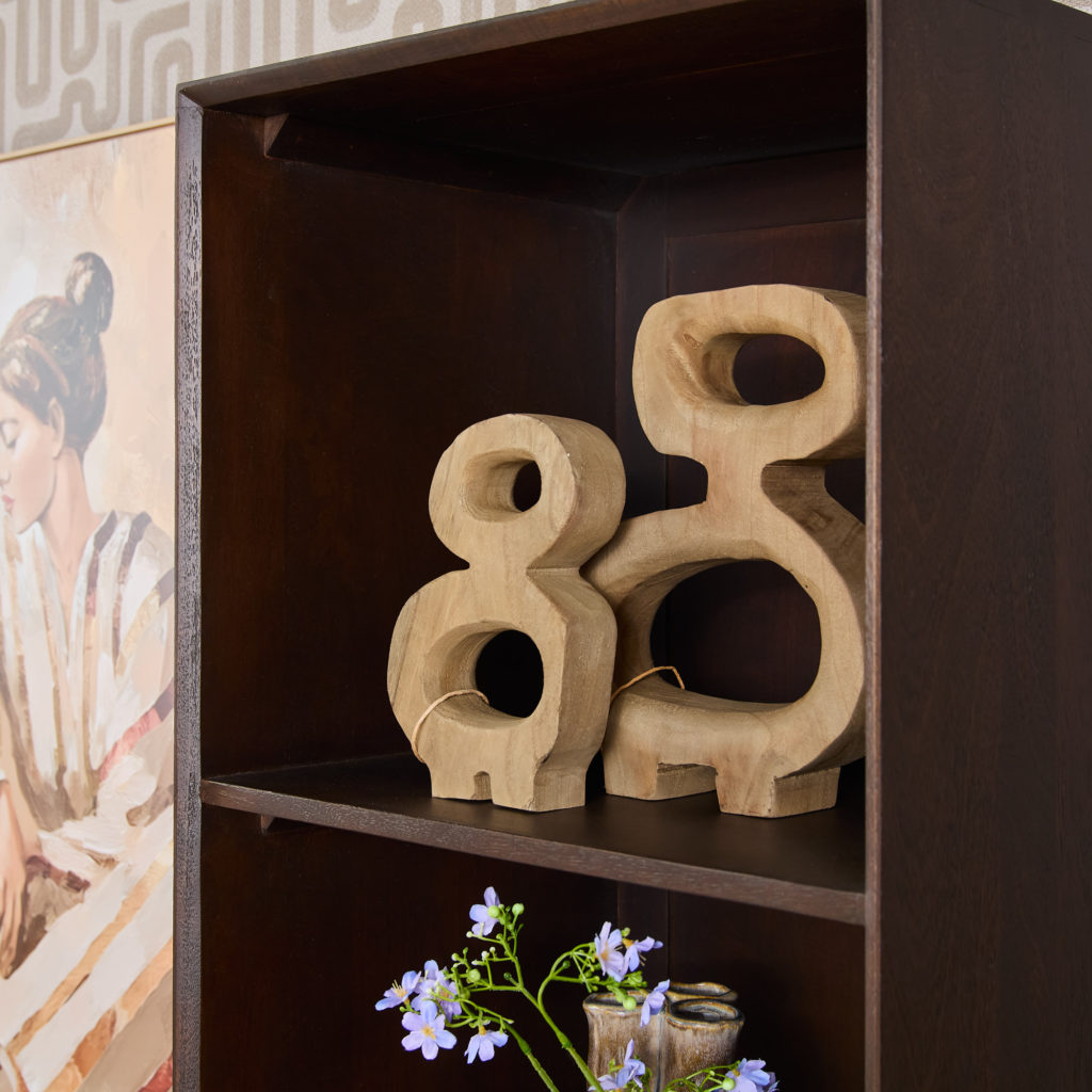 Boekenkast Madison Bruin | 55 cm - Afbeelding 7