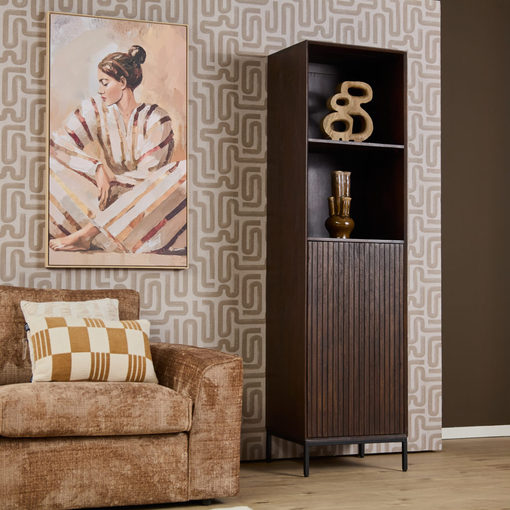 Boekenkast Madison Bruin | 55 cm - Afbeelding 9