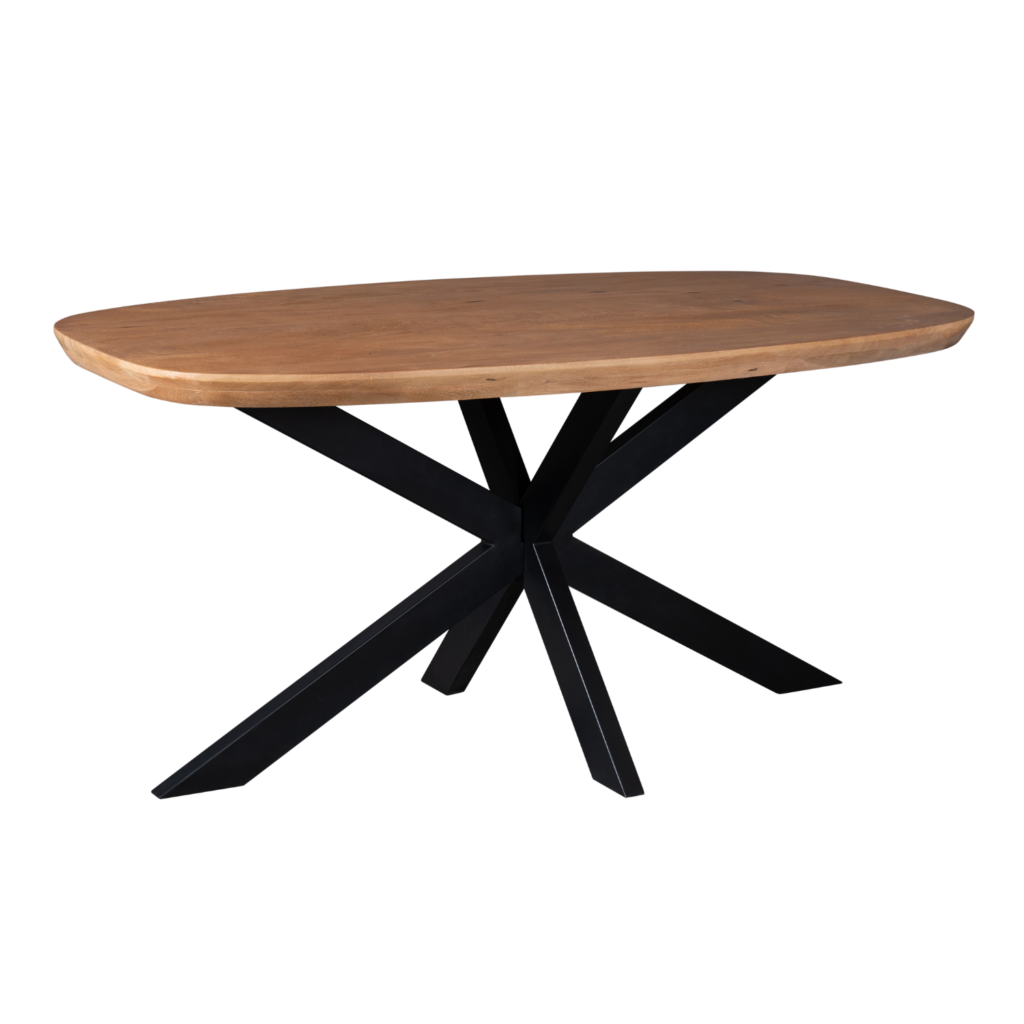 Eettafel Madison Naturel | 160 cm | Deens ovaal - Afbeelding 2