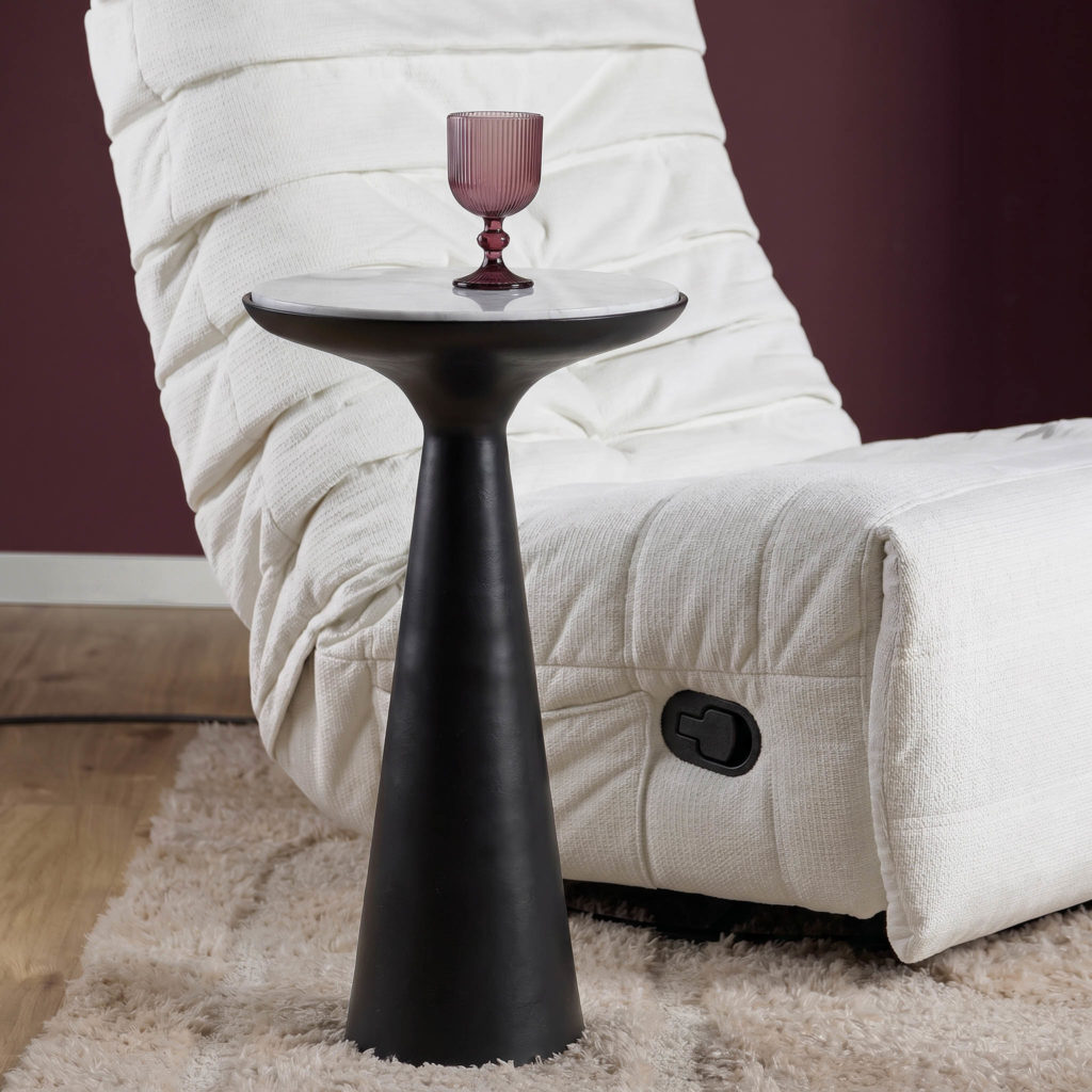 Bijzettafel Essy | Zwart | 38 cm - Afbeelding 4