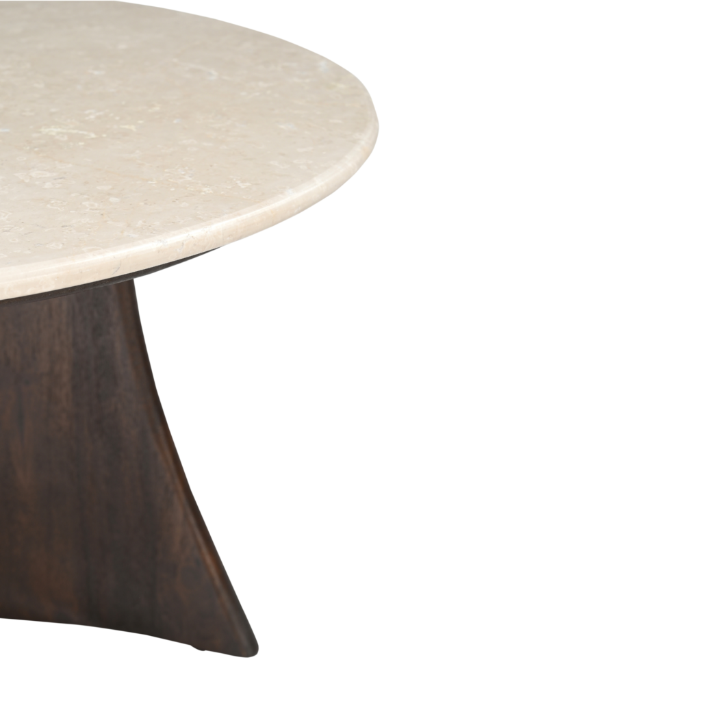 Salontafel Milo Botticino marmer 80 cm - Afbeelding 3