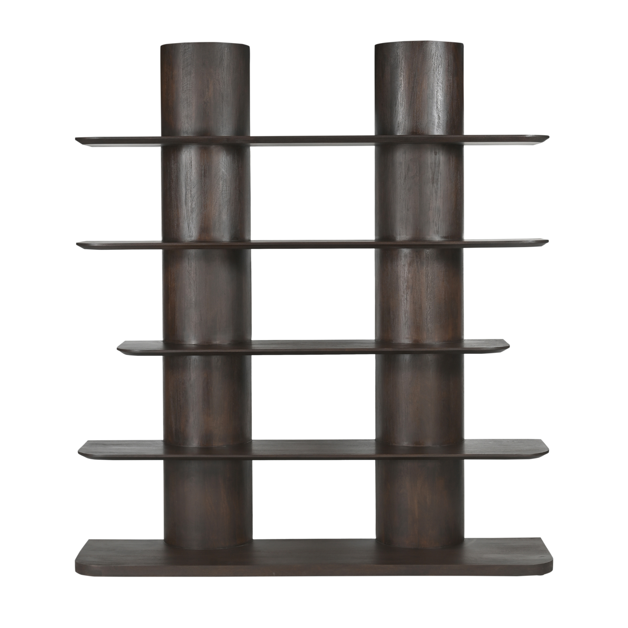 Stermeubilair Boekenkast Finn van mangohout, bruin, 180 cm