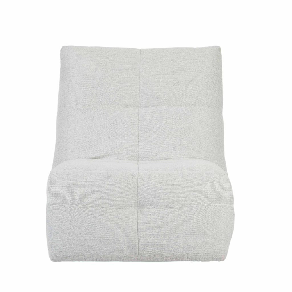 Ligfauteuil Lazy | Lichtgrijs - Afbeelding 2