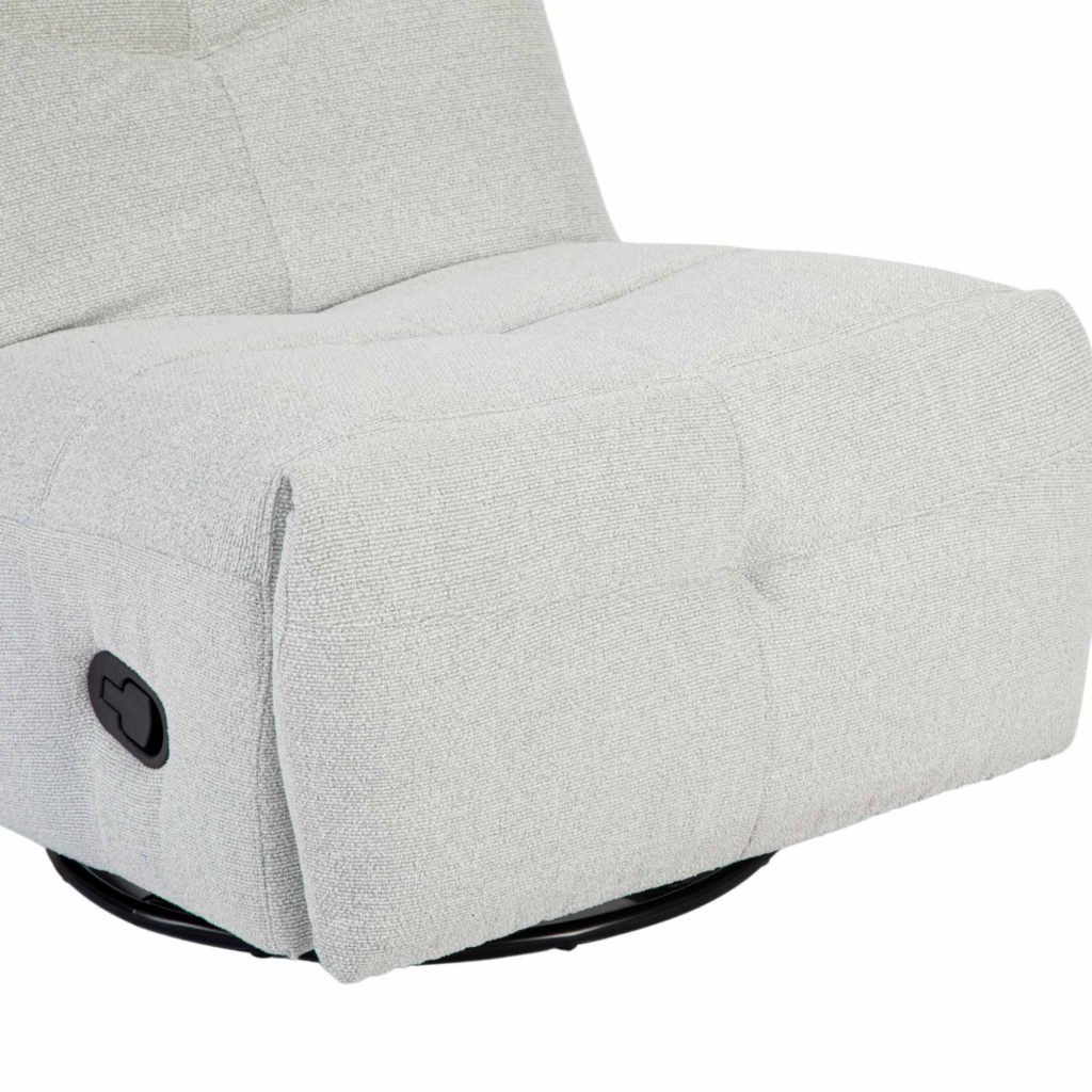 Ligfauteuil Lazy | Lichtgrijs - Afbeelding 18