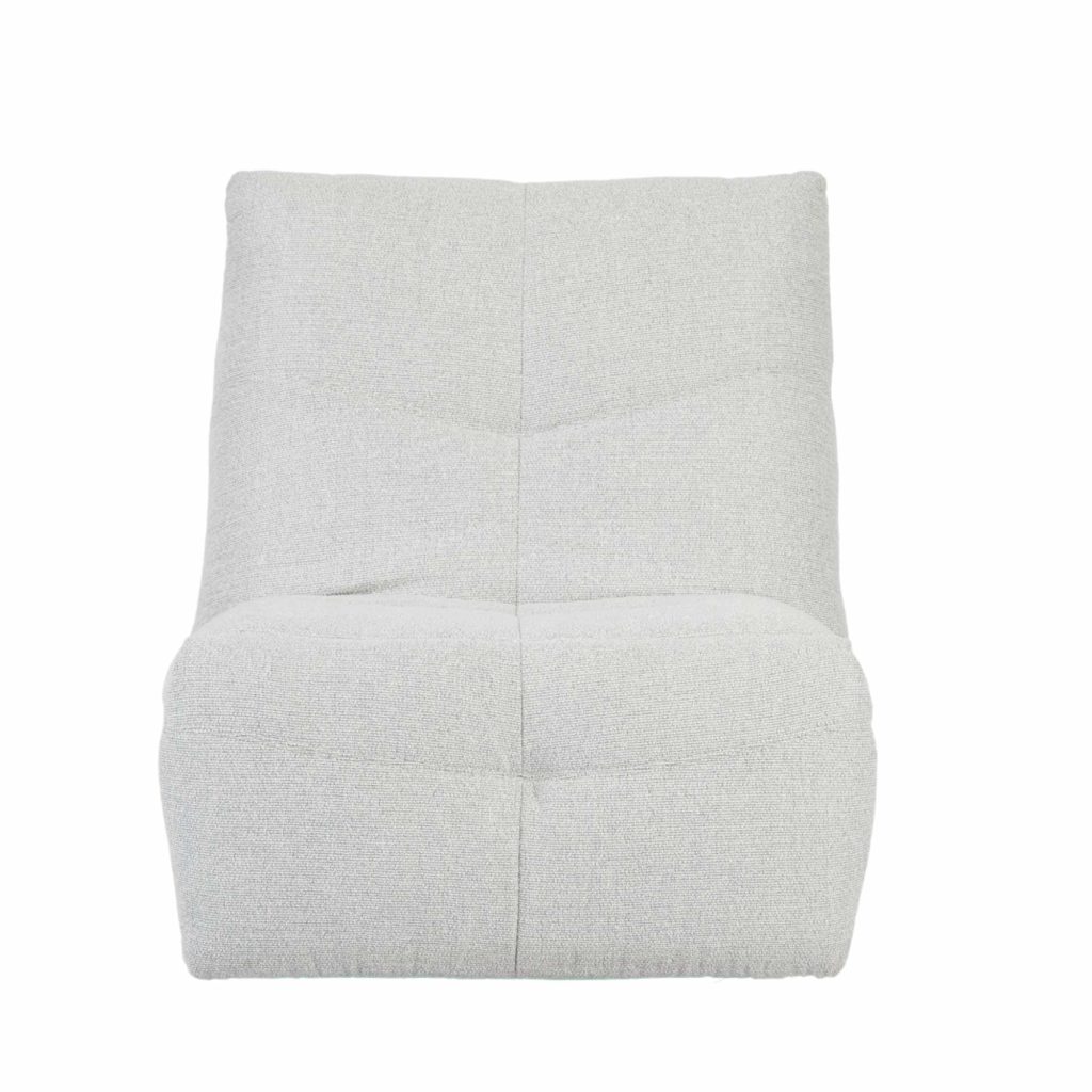 Ligfauteuil Lazy | Lichtgrijs - Afbeelding 3
