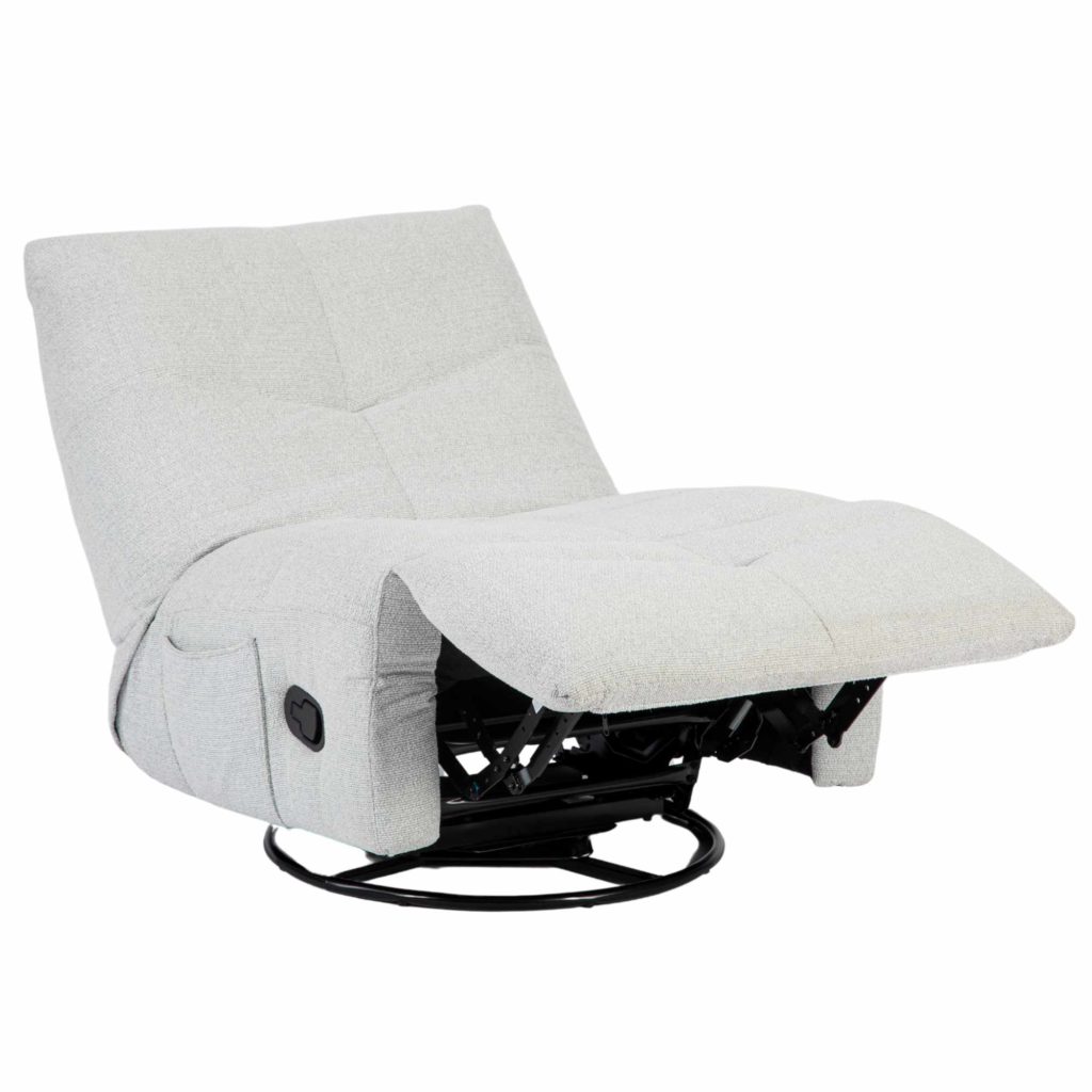 Ligfauteuil Lazy | Lichtgrijs - Afbeelding 7