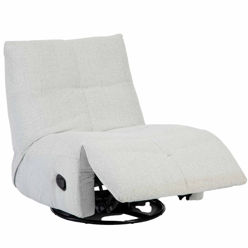 Ligfauteuil Lazy | Lichtgrijs - Afbeelding 8