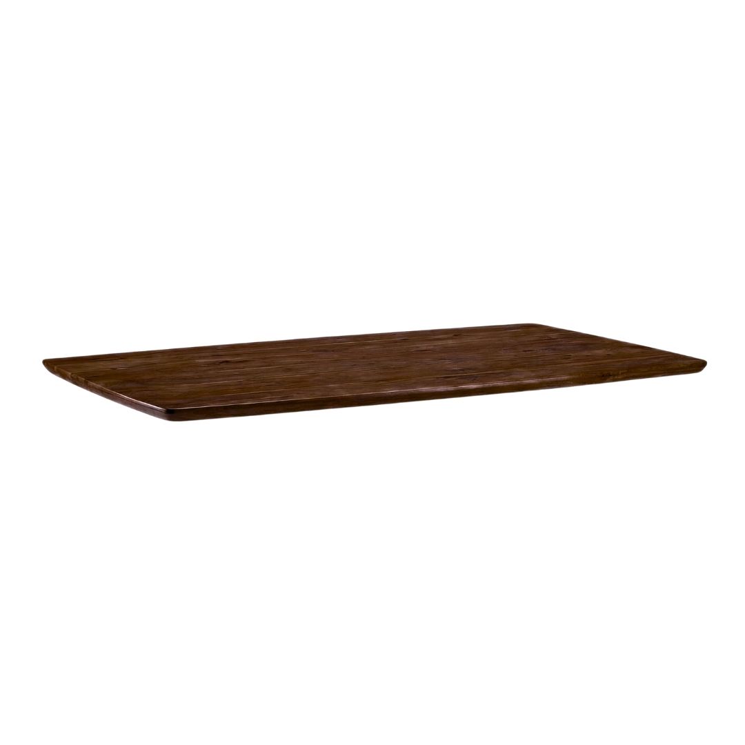 Het Steigerhouthuis LABEL51 Eetkamertafel Tafelblad Rechthoek - Espresso - Mangohout - 220 cm - Rechthoek
