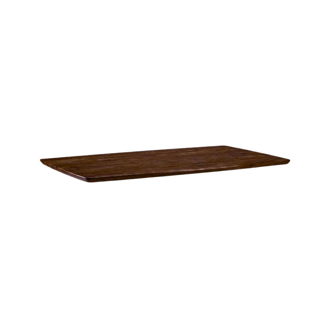 Het Steigerhouthuis LABEL51 Eetkamertafel Tafelblad Rechthoek - Espresso - Mangohout - 160 cm - Rechthoek