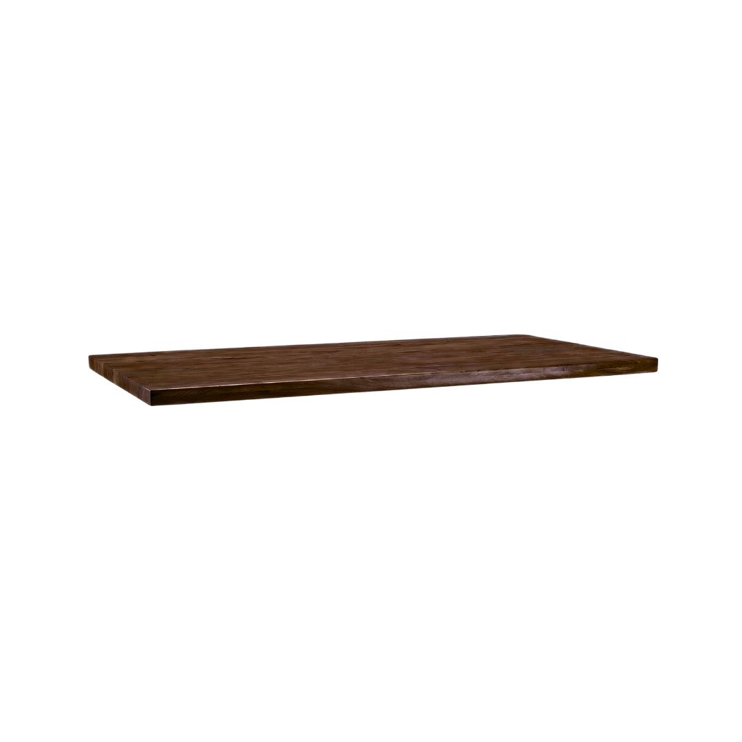Het Steigerhouthuis LABEL51 Eetkamertafel Tafelblad Rechthoek - Espresso - Mangohout - 160 cm - Rechthoek
