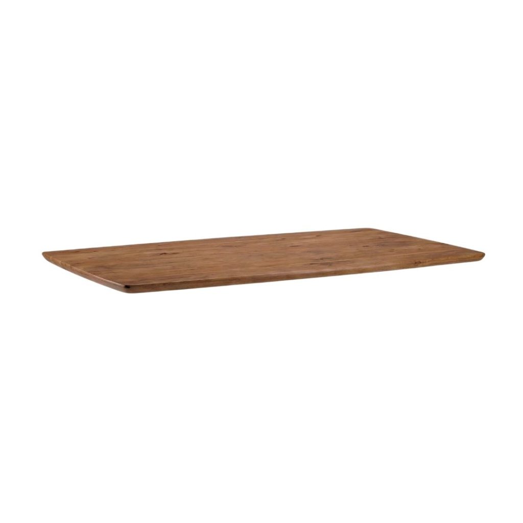 LABEL51 Eetkamertafel Tafelblad Rechthoek - Nature Smooth - Mangohout - 200 cm - Rechthoek