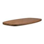 LABEL51 Eetkamertafel Tafelblad Deens Ovaal - Nature Smooth - Mangohout - 220 cm - Deens Ovaal