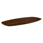 LABEL51 Eetkamertafel Tafelblad Deens Ovaal - Espresso - Mangohout - 240 cm - Deens Ovaal
