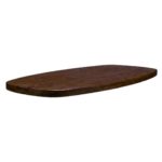 LABEL51 Eetkamertafel Tafelblad Deens Ovaal - Espresso - Mangohout - 240 cm - Deens Ovaal