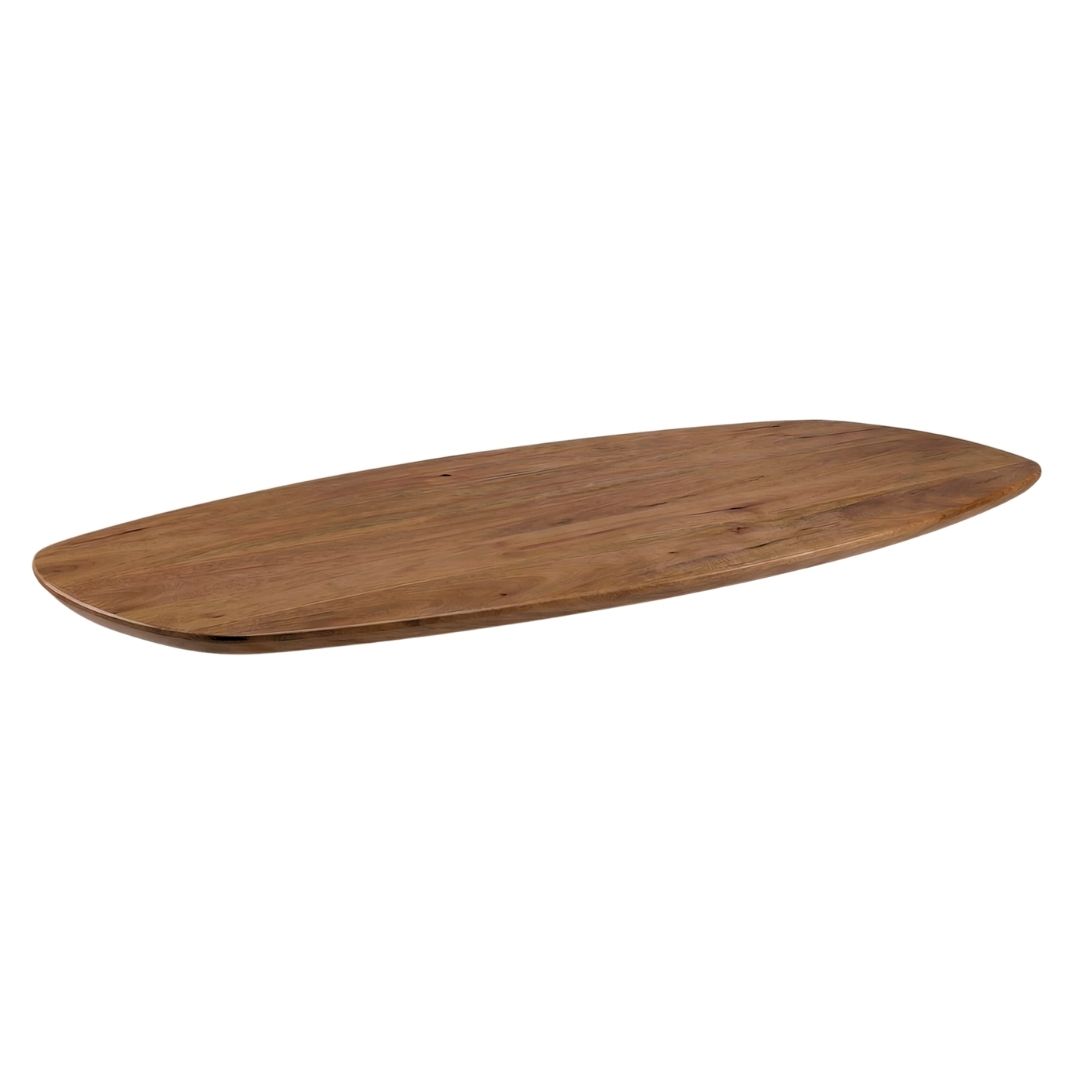 Het Steigerhouthuis LABEL51 Eetkamertafel Tafelblad Deens Ovaal - Nature Smooth - Mangohout - 240 cm - Deens Ovaal