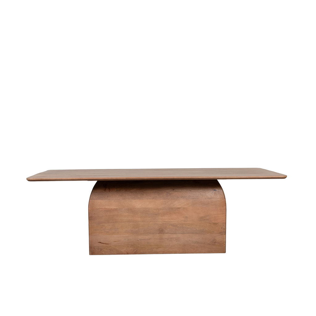 LABEL51 Eetkamertafel Owen - Nature Smooth - Mangohout - 200 cm - Rechthoek - Afbeelding 2