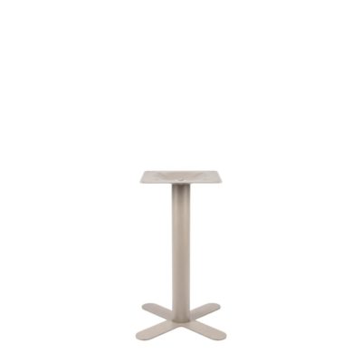 LABEL51 Eetkamertafel X-Poot - Taupe - Metaal - X-Poot 50x50 cm