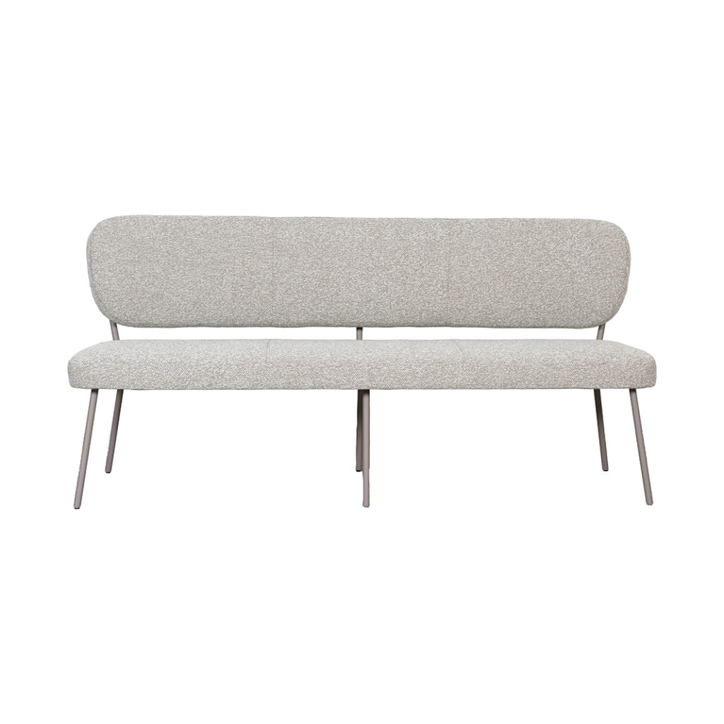 LABEL51 Eetkamerbanken Singapore - Naturel - Boucle - 220 cm - Afbeelding 2