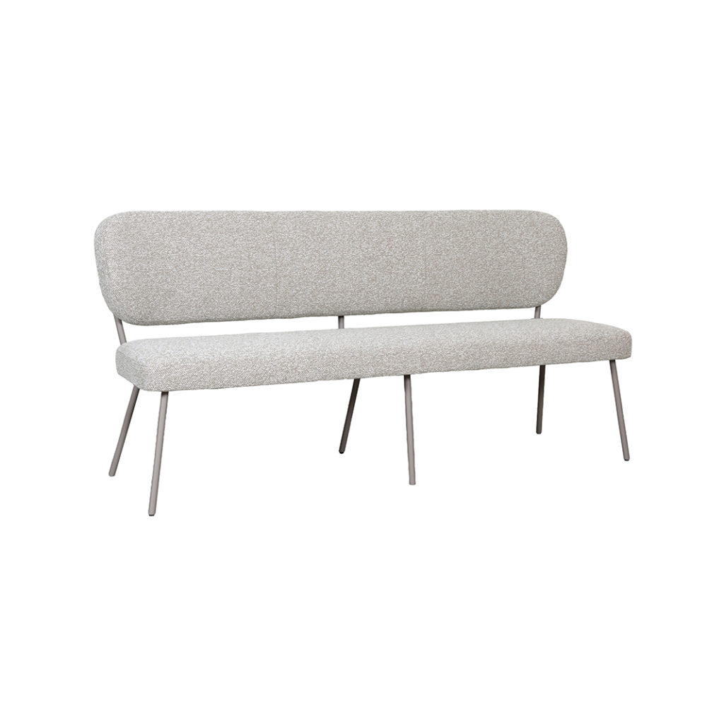 LABEL51 Eetkamerbanken Singapore - Naturel - Boucle - 190 cm