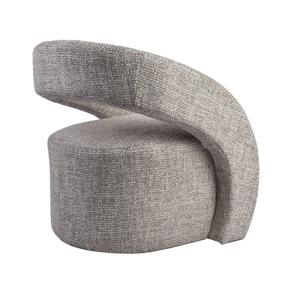 LABEL51 Fauteuil Antibes - Taupe - Geweven - Afbeelding 5