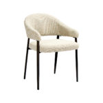LABEL51 Eetkamerstoel Sora - Naturel - Boucle