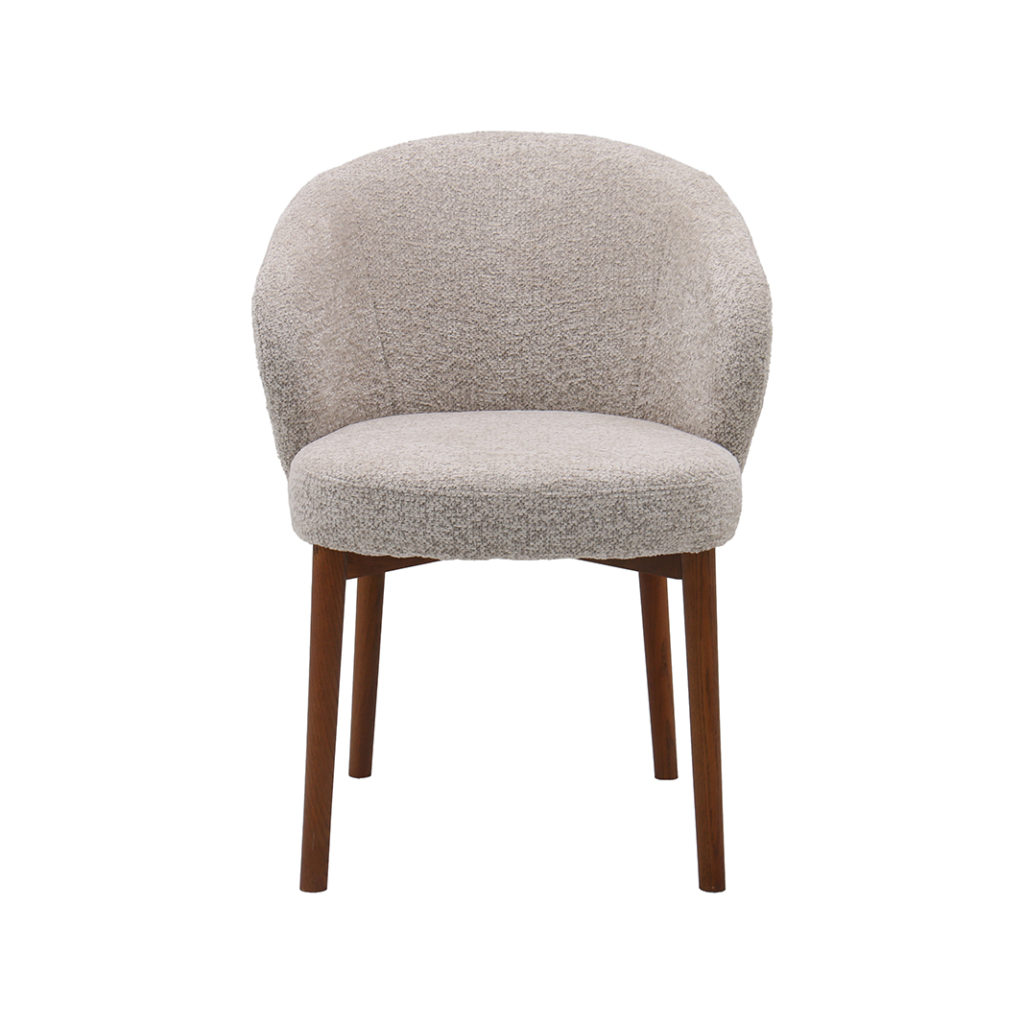 LABEL51 Eetkamerstoel Sakiko - Beige - Geweven - Afbeelding 3