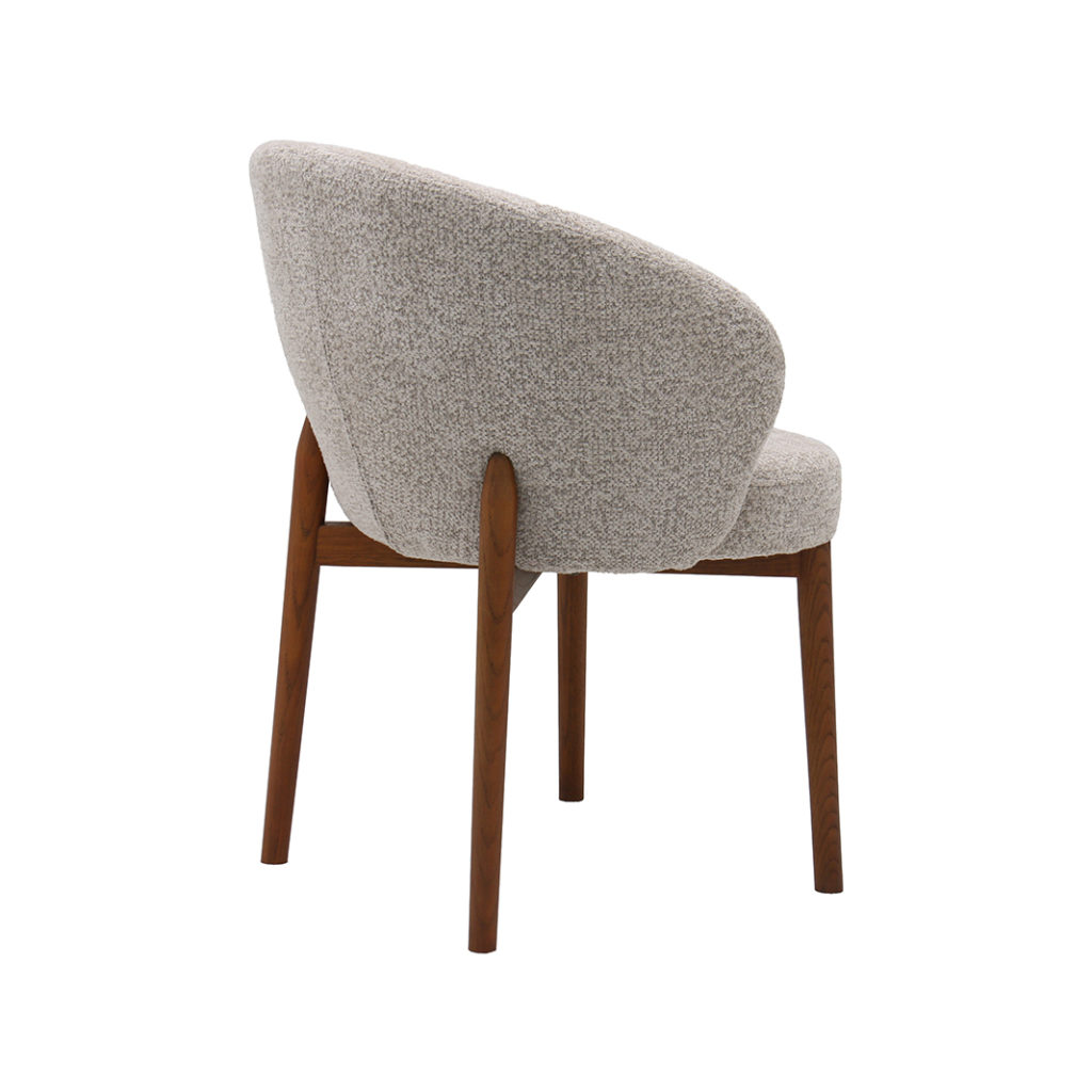 LABEL51 Eetkamerstoel Sakiko - Beige - Geweven - Afbeelding 5