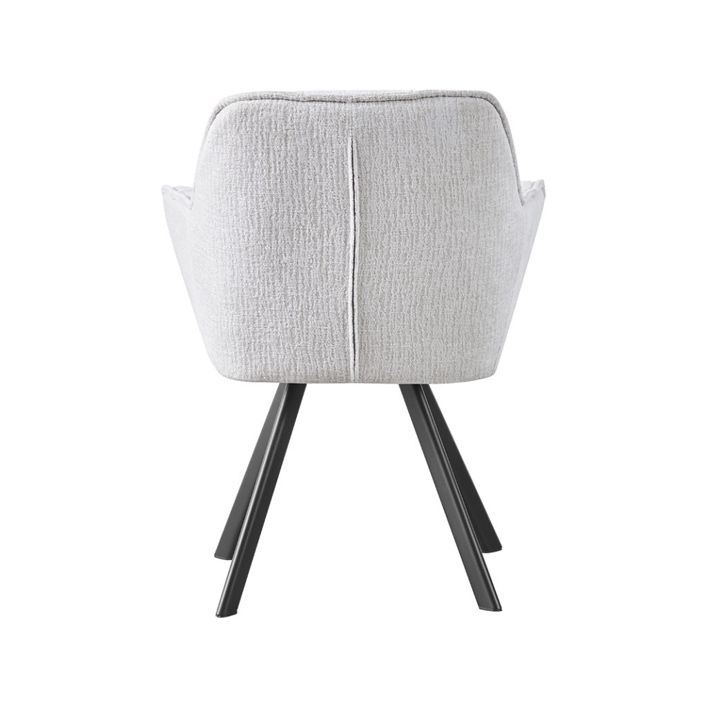 LABEL51 Eetkamerstoel Riley - Naturel - Geweven - Afbeelding 5