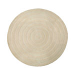 LABEL51 Vloerkleden Agra - Zand - Polyester - 150x150 cm - Rond