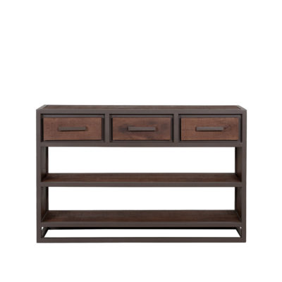 LABEL51 Sidetable Peru - Espresso - Mangohout - 115 cm