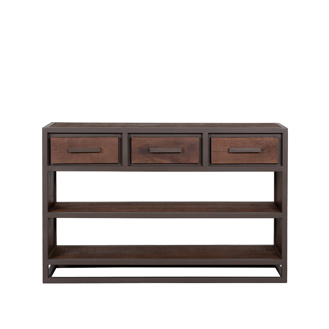 Het Steigerhouthuis LABEL51 Sidetable Peru - Espresso - Mangohout - 115 cm