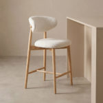LABEL51 Barkruk Kyoto - Naturel - Superb - Laag