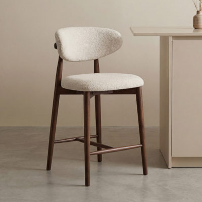 LABEL51 Barkruk Kyoto - Naturel - Superb - Laag