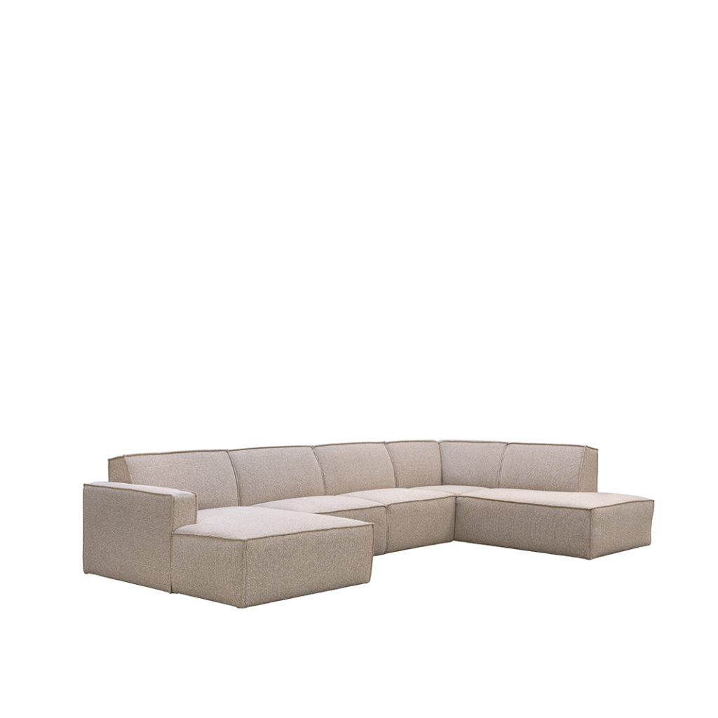 LABEL51 Bank Kay - Naturel - Boucle - Rechts Voorstaand - Afbeelding 3
