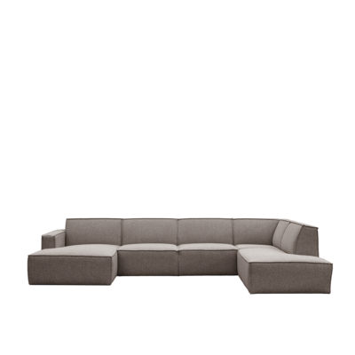 LABEL51 Bank Kay - Mushroom - Boucle - Rechts Voorstaand