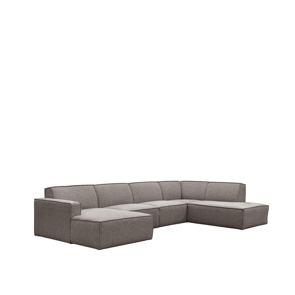 LABEL51 Bank Kay - Mushroom - Boucle - Rechts Voorstaand - Afbeelding 2