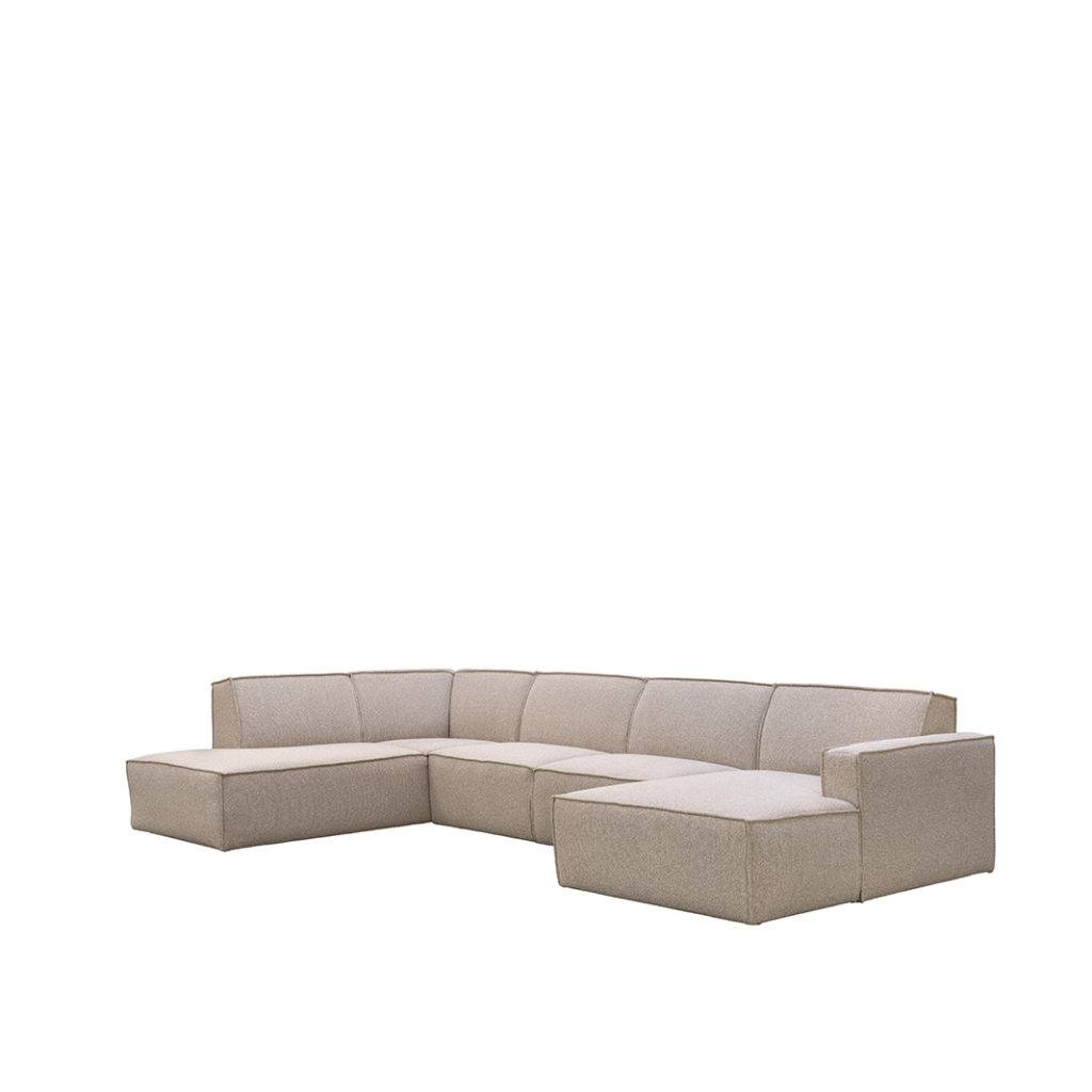 LABEL51 Bank Kay - Naturel - Boucle - Links Voorstaand - Afbeelding 3
