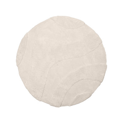 LABEL51 Vloerkleden Rima - Ivoor - Synthetisch - 200x200 cm - Rond