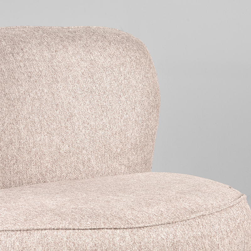 LABEL51 Fauteuil Bunny - Taupe - Boucle - Afbeelding 6
