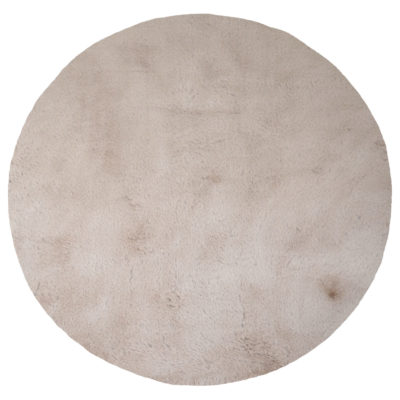 Vloerkleed Morbido Zand - Rond ø160 cm