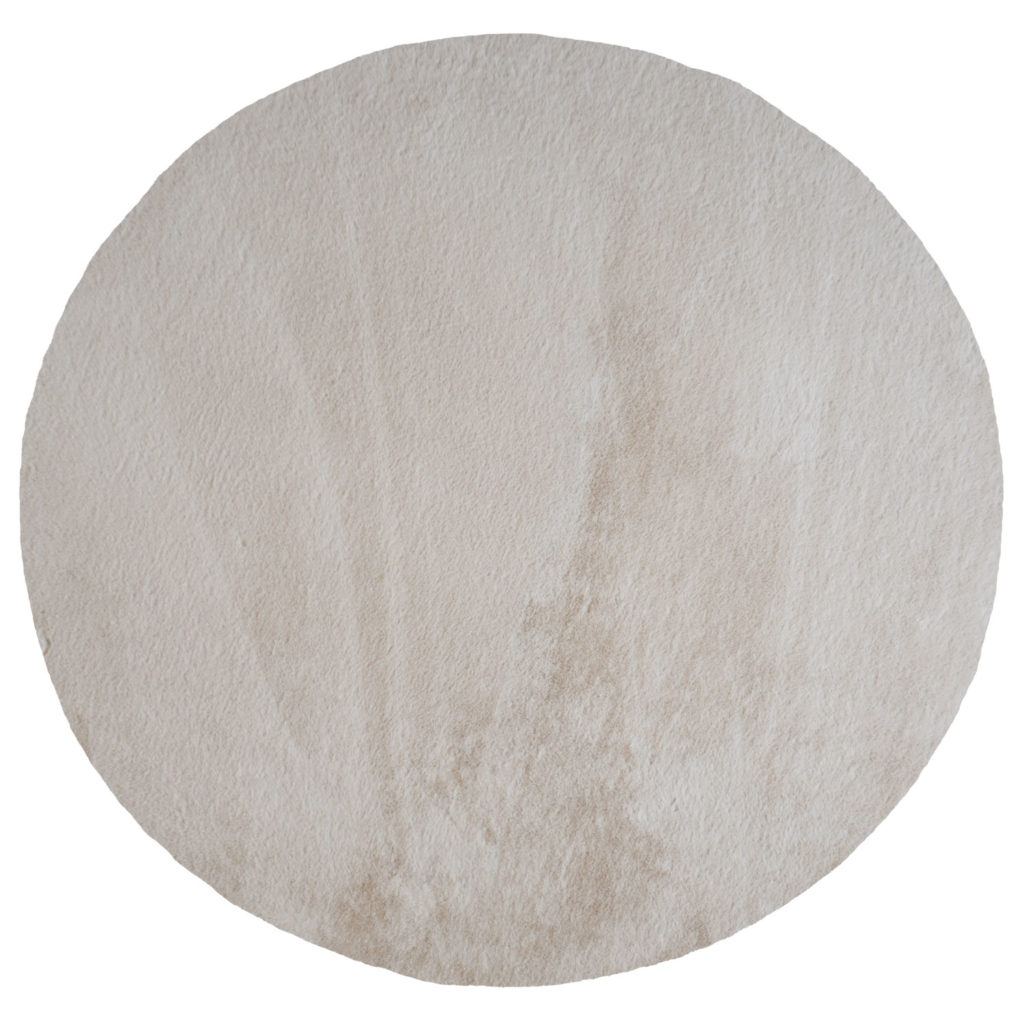 Vloerkleed Velluto Beige - Rond ø230 cm