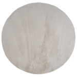 Vloerkleed Velluto Beige - Rond ø230 cm