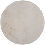 Vloerkleed Morbido Beige - Rond ø230 cm