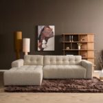 MySofa Ruby hoekbank beige lounge L + 2,5-zits arm rechts