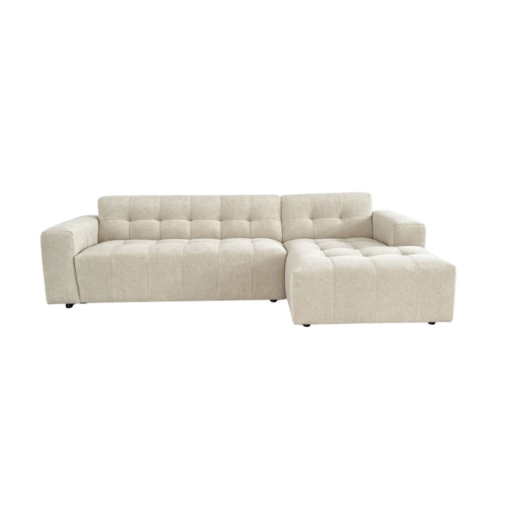 MySofa Ruby Hoekbank Beige 2,5-zits AL + Lounge R - Afbeelding 2